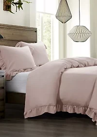 Lily Washed Linen Bedding Set