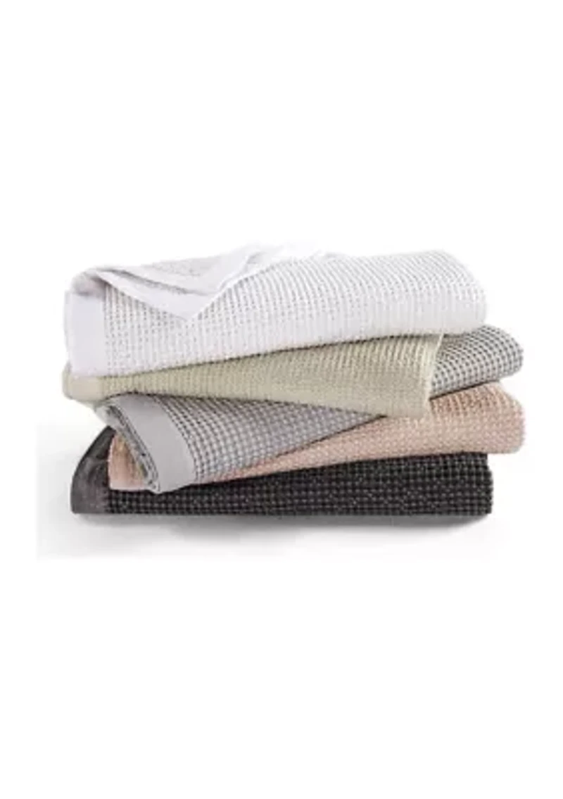 Waffle Weave Cotton Coverlet Set