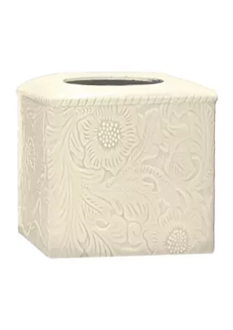 Savannah Ceramic Tissue Box Cover