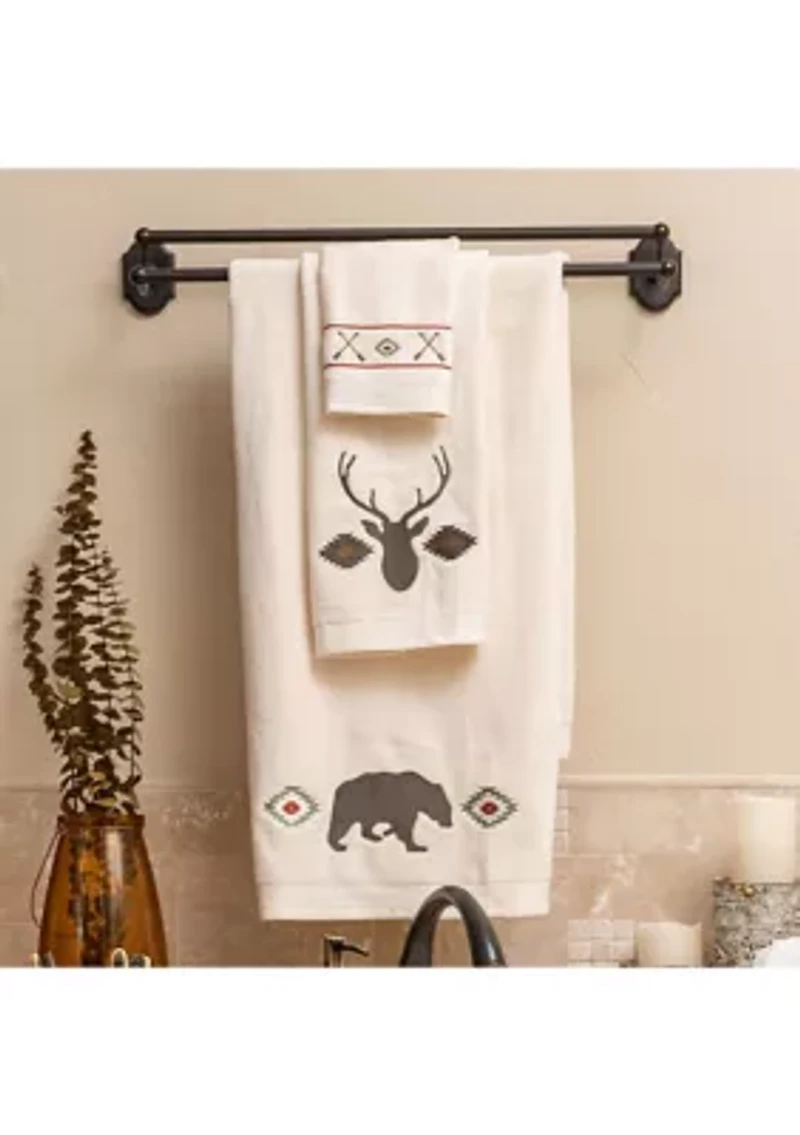 Aztec Bear Towel Set