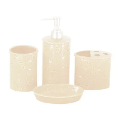 Savannah Ceramic Countertop Bathroom Set