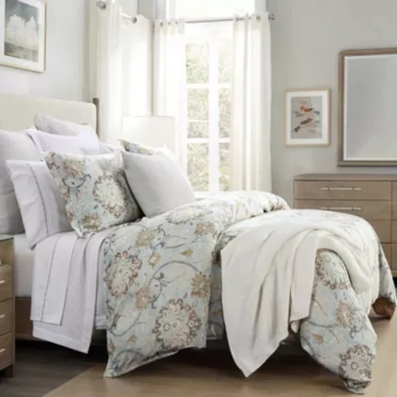Dalia Victorian Floral Comforter Set, 3 Piece