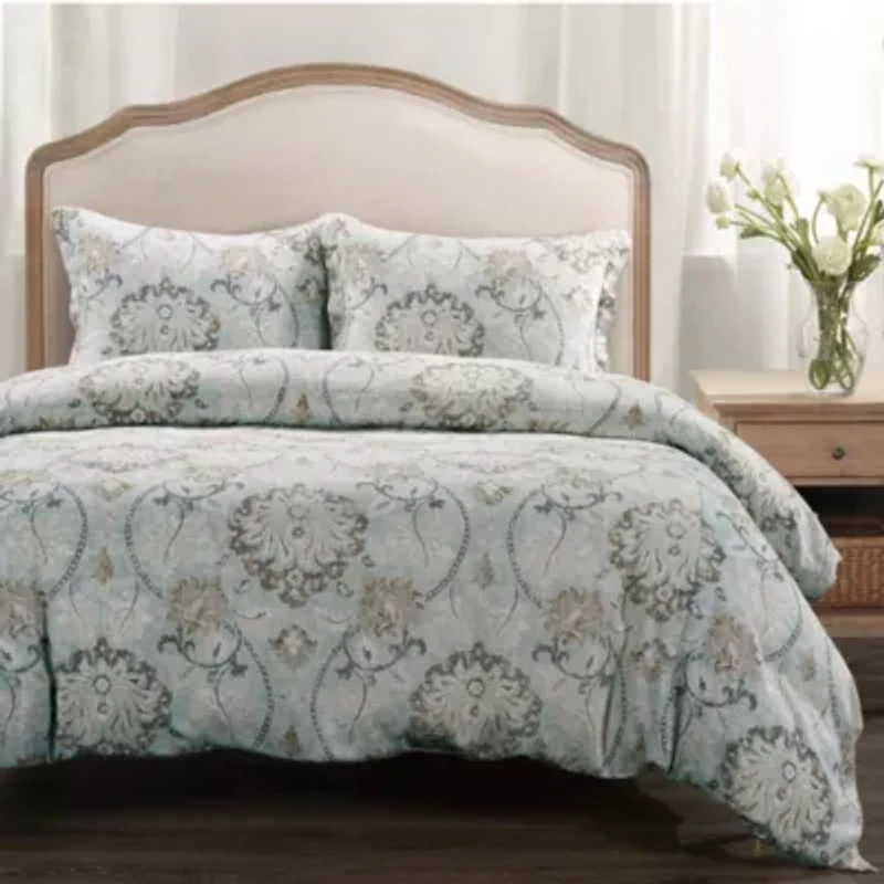 Dalia Victorian Floral Comforter Set, 3 Piece