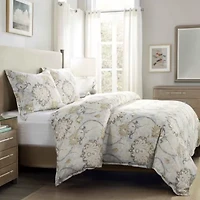 Dalia Victorian Floral Comforter Set, 3 Piece