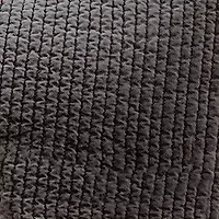 Stonewashed Cotton Velvet Quilt Set