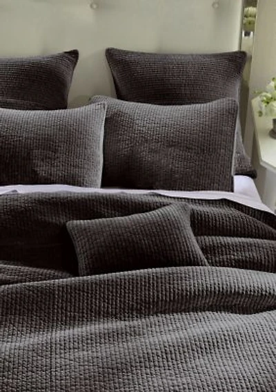 Stonewashed Cotton Velvet Quilt Set