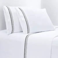Embroidered Border Sheet Set