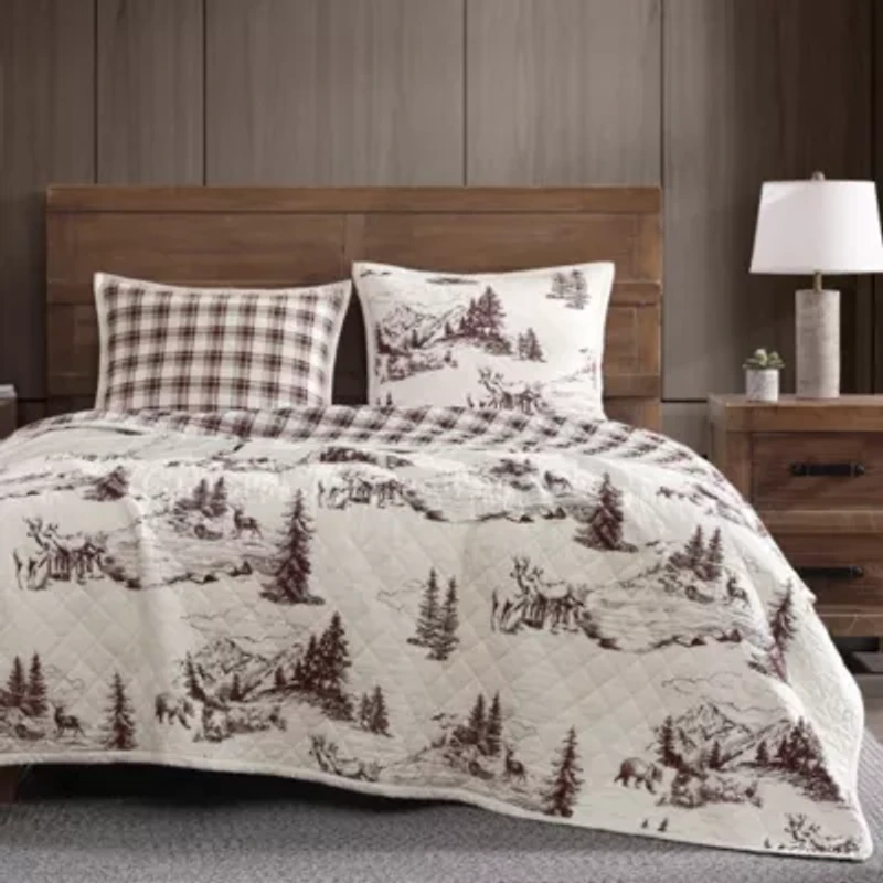White Pine Reversible Quilt Set