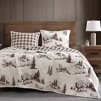 White Pine Reversible Quilt Set