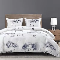 Ski Toile Lyocell 3PC Comforter Set