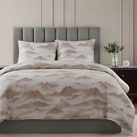 Serenity Modern Jacquard Comforter Set, 3-Piece
