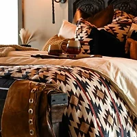 Tasha Polizzi for Paseo Road Mariella Western Aztec Chenille 3 Piece Duvet Cover Set