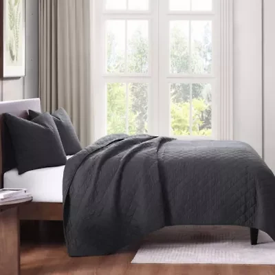 Indigo Hill by HiEnd Accents Cotton Comfort Shabby Chic Bedding Lightweight 3 Piece Quilt Set
