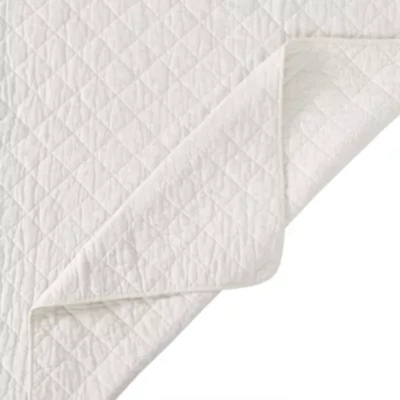 Indigo Hill by HiEnd Accents Cotton Comfort Shabby Chic Bedding Lightweight 3 Piece Quilt Set