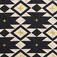 Paseo Road High Desert Reversible Aztec Southwestern Rustic Bedding 3 Piece Quilt Set