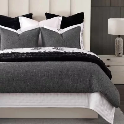 HiEnd Accents Tweed Textured Woven Timeless Classic 3 Piece Comforter Set