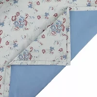 Tasha Polizzi for Paseo Road Rosabel Floral Western Design Washed Denim 3 Piece Duvet Cover Set
