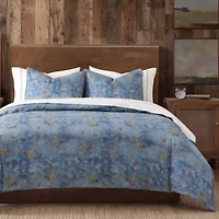 Tasha Polizzi for Paseo Road Lee Western Washed Denim 3 Piece Duvet Cover Set