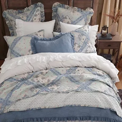Mirabelle Patchwork Prairie Quilt Set, 3PC
