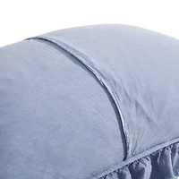 Sadie Stonewashed Paisley Ruffled Lightweight Quilt Set