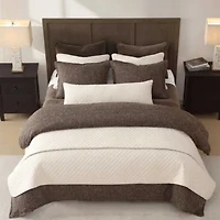 Farah Linen Blend Coverlet Set, 3PC