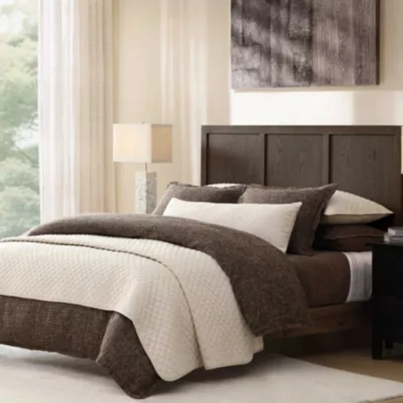 Farah Linen Blend Coverlet Set, 3PC