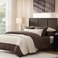 Farah Linen Blend Coverlet Set, 3PC