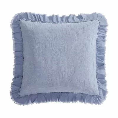 Sadie Stonewashed Paisley Ruffled Euro Sham, 1PC