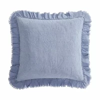 Sadie Stonewashed Paisley Ruffled Euro Sham, 1PC