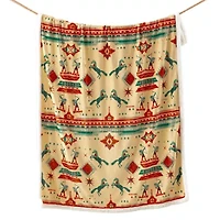 Arizona Campfire Sherpa Throw, 54" x 68", 1PC, 6 MOQ