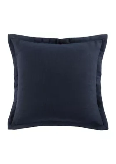 Camden Nubby Navy Euro Sham