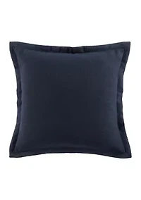 Camden Nubby Navy Euro Sham