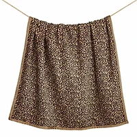 Adrienne Leopard Throw, 50" x 60", 1PC