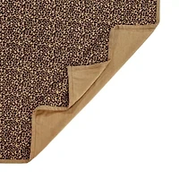 Adrienne Leopard Throw, 50" x 60", 1PC