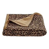 Adrienne Leopard Throw, 50" x 60", 1PC