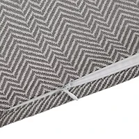 Chenille Herringbone Euro Sham, 27" x 27", Taupe, 1PC