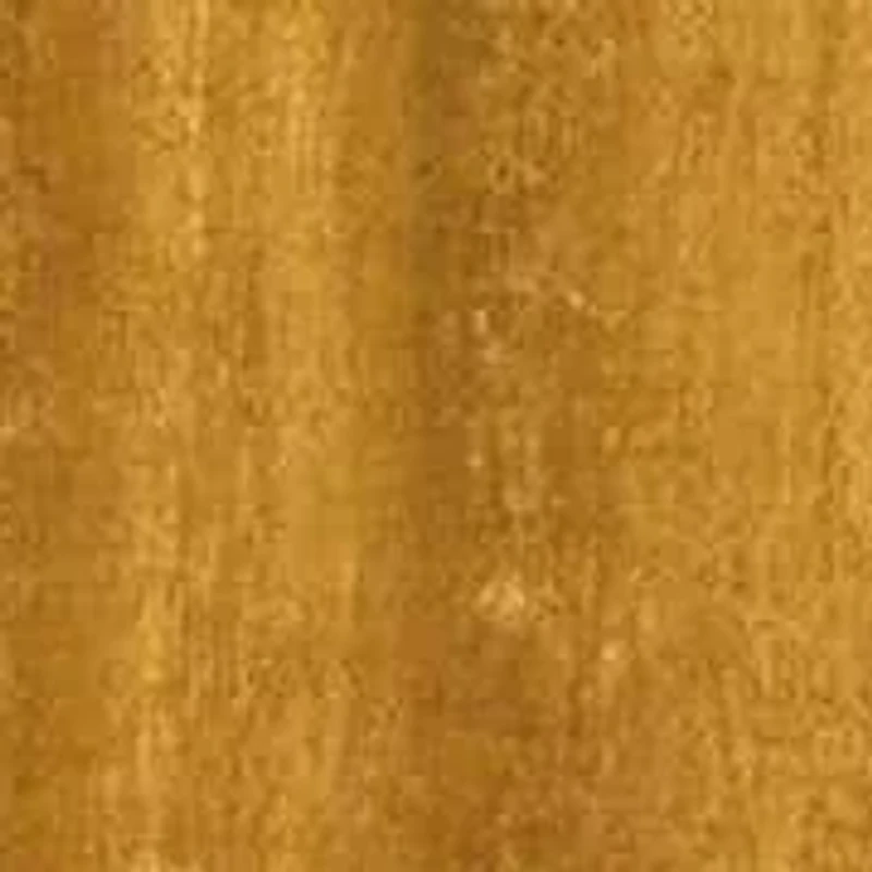 Stella Faux Silk Velvet Curtain, 48" x 108", Saffron, 1PC