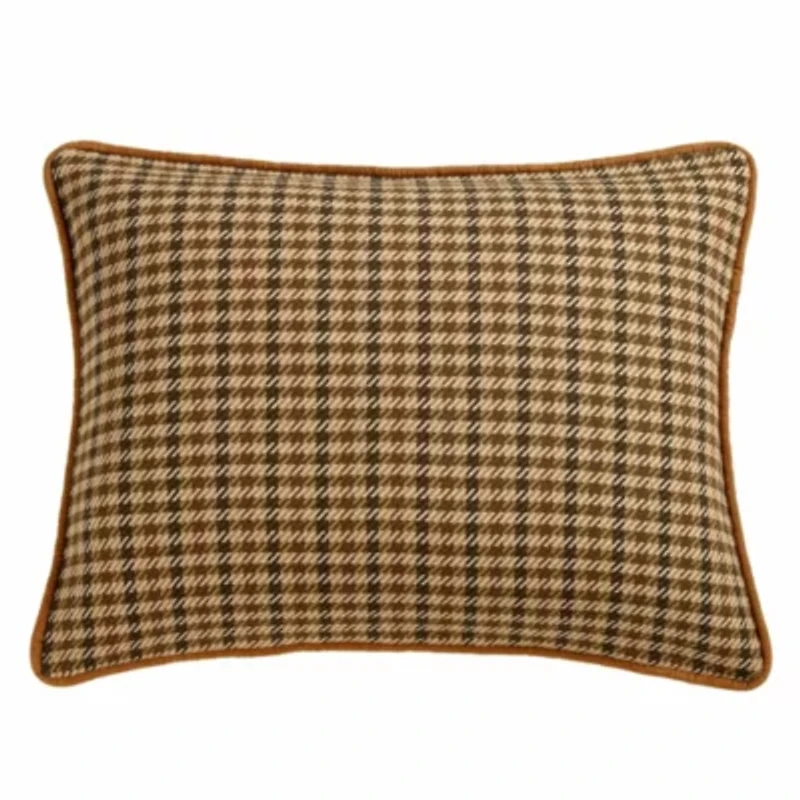 Paseo Road Clifton Rustic Houndstooth 2 Piece Pillow Sham Set