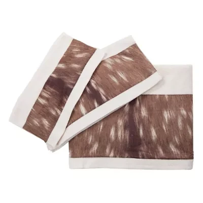 Axis Deer Fur Design Towel Set