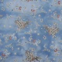 Tasha Polizzi for Paseo Road Lee Western Washed Denim Euro Sham, 27" x 27"