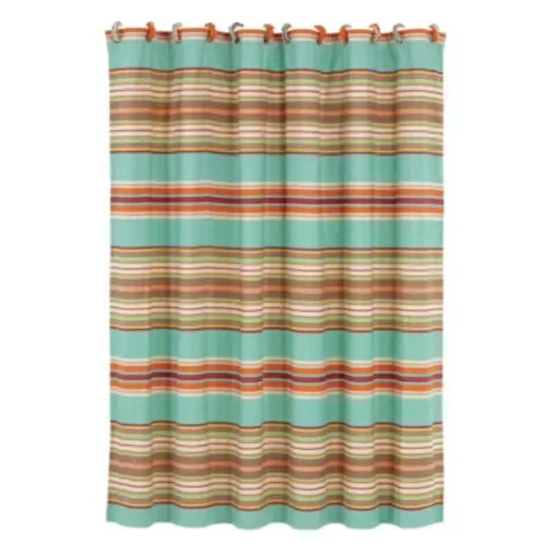 Serape Striped Shower Curtain