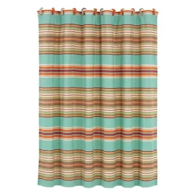 Serape Striped Shower Curtain