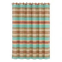 Serape Striped Shower Curtain