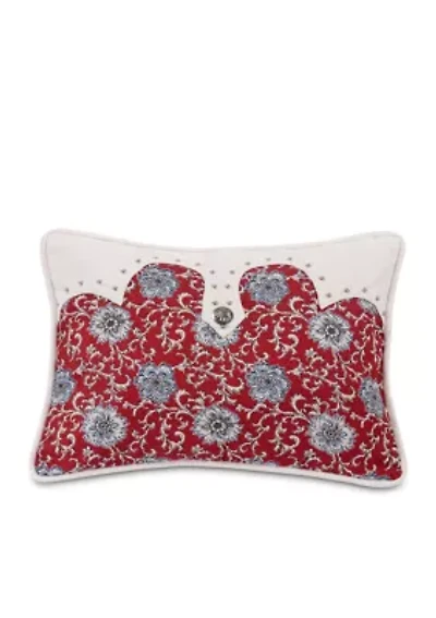 Bandera Oblong Floral Pillow 16-in. x 21-in.