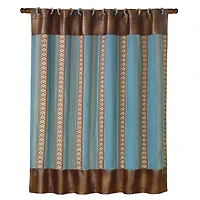 Ruidoso Aztec Stripe Shower Curtain