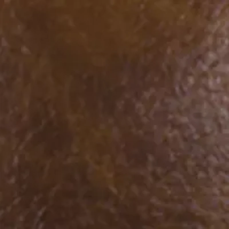 Austin Cross Stitched Faux Leather Throw Pillow