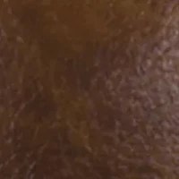 Austin Cross Stitched Faux Leather Throw Pillow