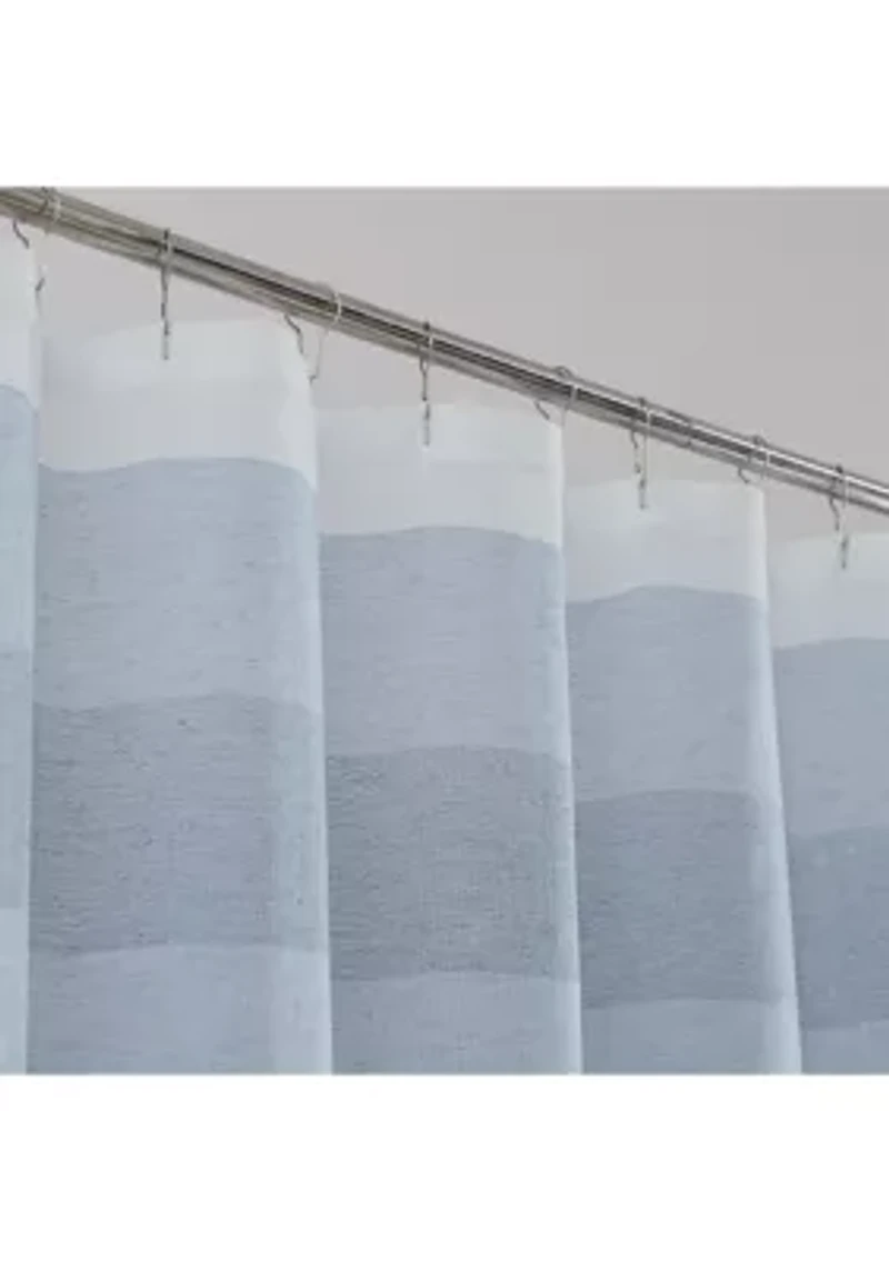 Chelsea Linen Striped Shower Curtain