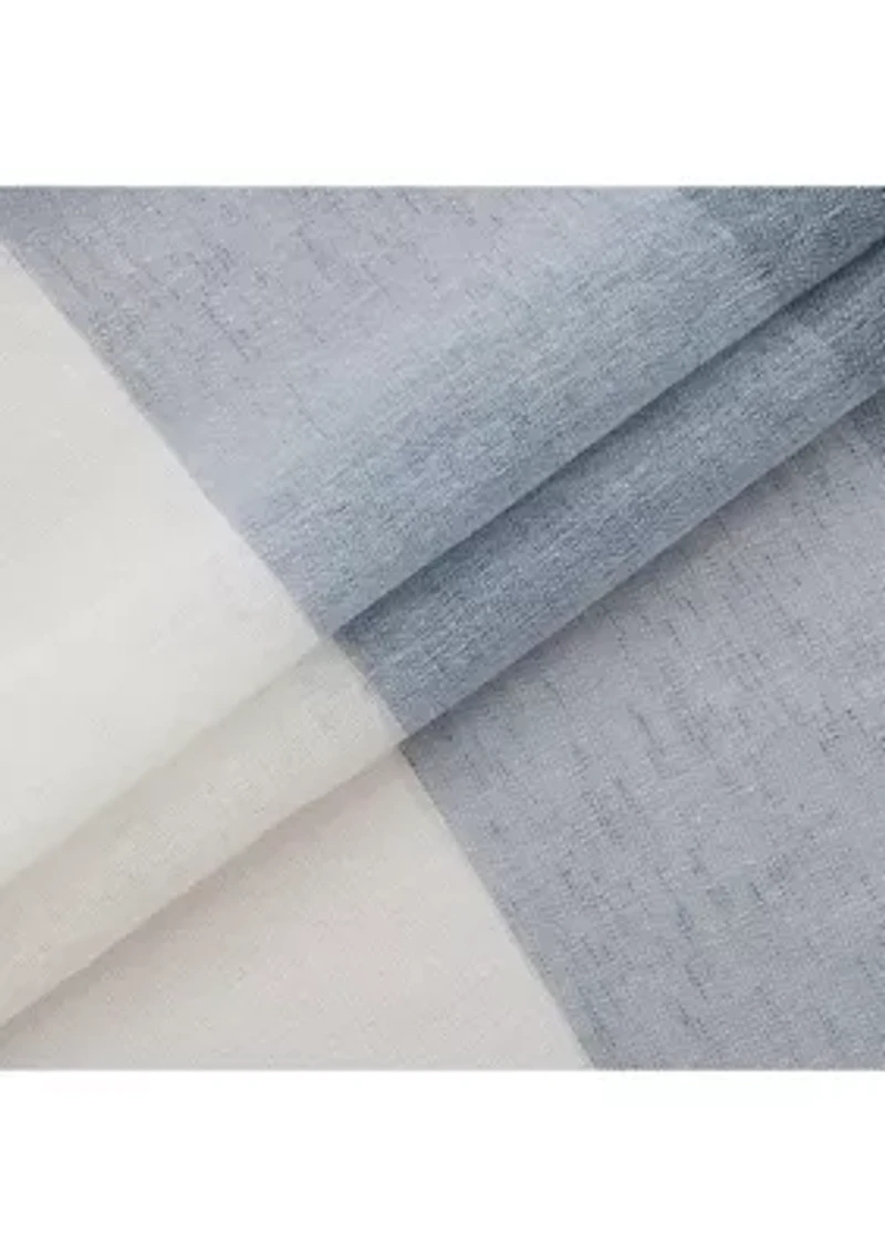 Chelsea Linen Striped Shower Curtain