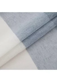 Chelsea Linen Striped Shower Curtain
